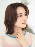 ★ぱっつんボブ/顔まわり/菱形ボブ/ココアベージュ[新宿]