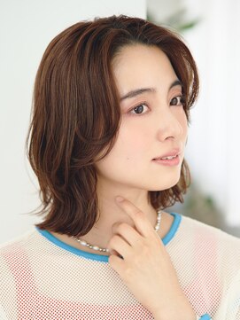 ルクスドレ 新宿(Luxe doree') ★ぱっつんボブ/顔まわり/菱形ボブ/ココアベージュ[新宿]