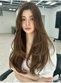 ハッシュカット/ロングレイヤー/韓国レイヤー/ゆるふわレイヤー