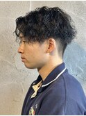 ツイストスパイラルパーマメンズパーマセンターパート群馬高崎