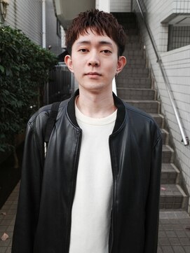 MAKE'S men's 表参道/原宿/メンズカット/メンズパーマ【メイクス メンズ 】 メンズスパイキーショートビジネスヘアツイストスパイラルパーマ