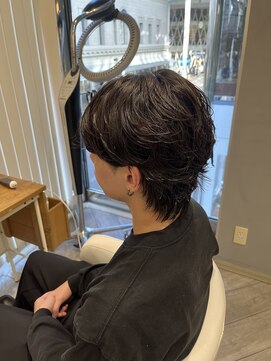 MEN’S HAIR/波巻ツイストスパイラル/フェザーパーマ