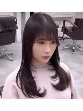 巻ける髪質改善/阿倍野/韓国ヘア/レイヤーカット