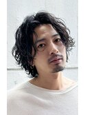MEN’S HAIR/サーフカール/刈り上げセンターパート/札幌