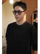 エディ(Edy)&nbsp;メンズスパイキーショート刈り上げ眉毛カットジェットモヒカン