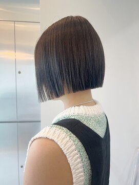 トイロ 横浜(Toiro) ワンレンボブミニボブ切りぱなしボブ韓国ボブマチルダボブ