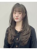イメチェン/ピンクベージュ/アンブレラカラー/前髪/木更津