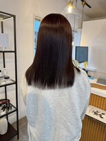クララジャパン ナベシマ(CLALA JAPAN Nabeshima)&nbsp;縮毛矯正　質感ストレート　髪質改善カラー　顔まわり　ブリーチ