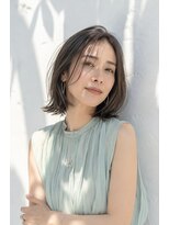 アッシュ 学芸大学店(Ash)&nbsp;ミディアムボブ/大人女性/グレージュ/髪質改善/白髪ぼかし