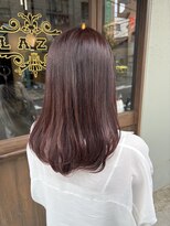 ラソ バルコ(LAZO barco) 【30代40代】ふんわりレイヤー白髪も染まるカシスブラウン