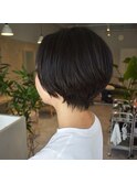 シンプルなショートボブ