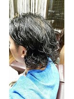 ヘアーサロングラフト(hair salon graft)&nbsp;渋いパーマ2ブロックスタイル