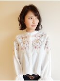 暗髪スモーキーベージュ