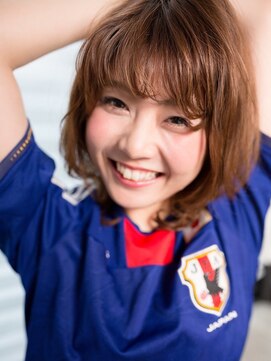 ホロン 池袋(HOLON) 【HOLON】夏の大人かわいいフォームブラウン無造作ボブ