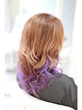 エフエフヘアー(ff hair) back style☆インナーカラーvol.356