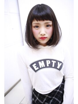 美容室リーフ 豊田店(LeaF) ベビーバングでカジュアルモード