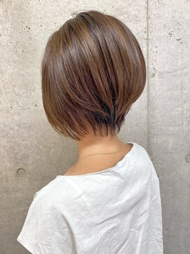ユアーズ ヘア 恵比寿本店(youres hair) 丸みショート　ぷつっとボブ　くびれボブ　マッシュショート