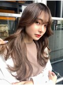 韓国女優風くびれヘア レイヤーカット