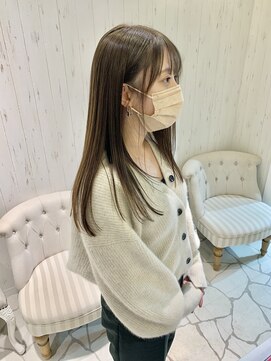 エフバイラブランシュ 大宮東口店(ef by La Blanche) 大宮/ショコラベージュ/ボブルフ/カール/ベビーバング