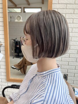 ルチェア ヘア(Lucea Hair) ハイライト　ミニボブ