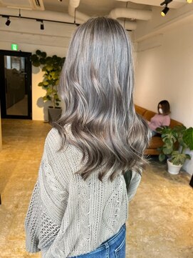 メリー オオサカ(Merly Osaka) シルク感たっっぷりくすみカラー_silky ash beige_