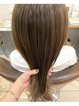 ネオリーブアイム 横浜西口店(Neolive aim) 赤味消しカラー☆オリーブベージュ【横浜】