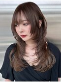 ワンホンヘア/韓国ヘア/ウルフ/前髪[レイヤーカット/渋谷]