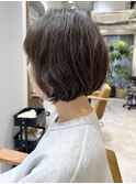 【Snug.】20代30代40代◎フラットボブ×ニュアンスパーマ