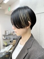 ヴェイン 渋谷(vain)&nbsp;ショートカット×ひし形ショートボブ×前髪あり20代30代40代