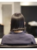 黒髮とボブ
