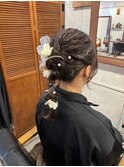 卒業式ヘアセット