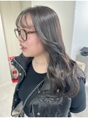 ブリーチなしオリーブベージュカラー