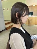 キュオンシア(CUEON. ciea)&nbsp;切りっぱなし×オリーブカラー