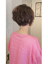 ヘア ケア ディエイチケー(HAIR CARE DHK)&nbsp;無造作ショートボブパーマ
