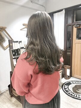 ヘアーアンドアトリエ マール(Hair&Atelier Marl) 【Marl】ブルージュカラー×波巻き