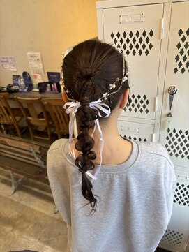 ルブランヘアギャラリー(Le blanc hair gallery) あみおろしポニー