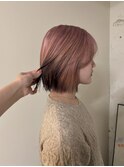 デザインカラーシャドウルーツカラー裾カラーレイヤーカット
