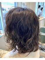 フィッツヘアー 五泉店(Fits Hair)&nbsp;ボブ×くっきりパーマ
