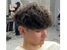 【メンズ限定】外国人風スペインカール+カット+マイクロバブルスパ