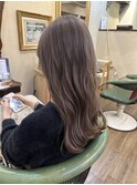 ブリーチ1回 グレージュ 担当:ばば ブルベ夏