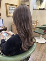 ベレッタ 枚方店(veretta.)&nbsp;ブリーチ1回 グレージュ 担当:ばば ブルベ夏