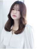 イメチェン/ホワイトブロンド/外ハネボブ/美髪/白河28