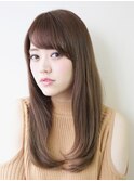 ロングストレートヘア