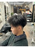 メンズショート刈り上げマッシュメンズカット