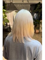ビハインドザカーテン(BEHIND THE CURTAIN)&nbsp;抜きっぱなし×ブリーチ×ホワイトブロンド