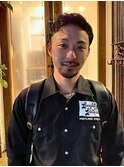 メンズフェードカット爽やかパーマ短め