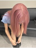 14135ブリーチ＆ダブルカラーハイトーンラベンダーピンク