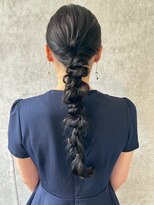 スタイル 横浜(STYLE)&nbsp;結婚式お呼ばれ編みおろし／ヘアセット/ふわふわ/アレンジ