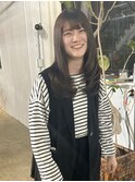 レイヤーカット/アッシュブラウン/くびれ/髪質改善/金山