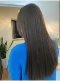 桑名ロングレイヤーカットハッシュカット透明感カラー重めロング